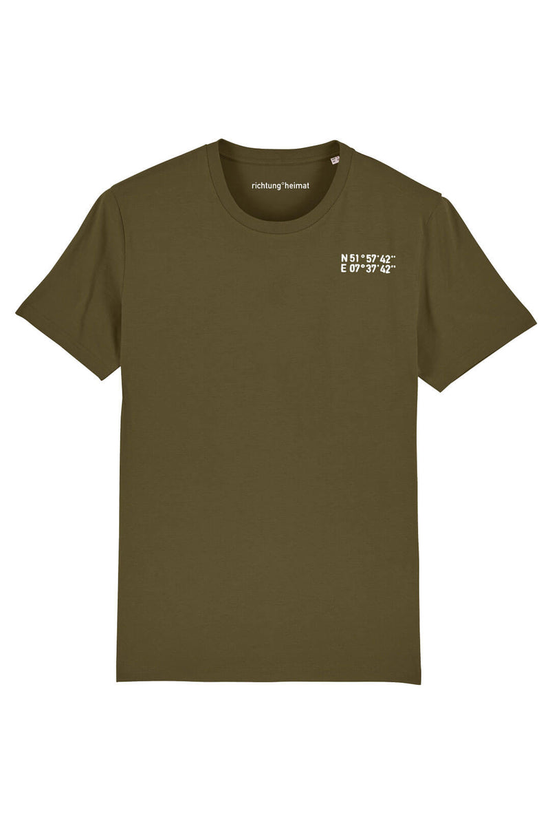 Personalisiertes T-Shirt Heimat Khaki